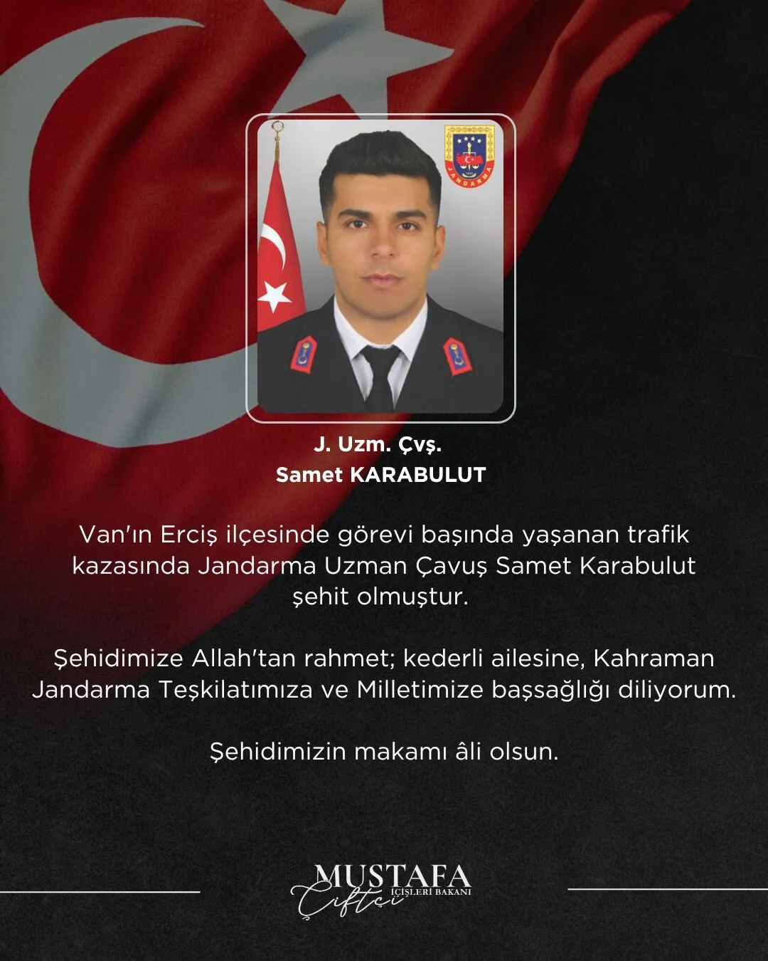 Van’da Şehit Olan Uzman Çavuş Samet Karabulut-1