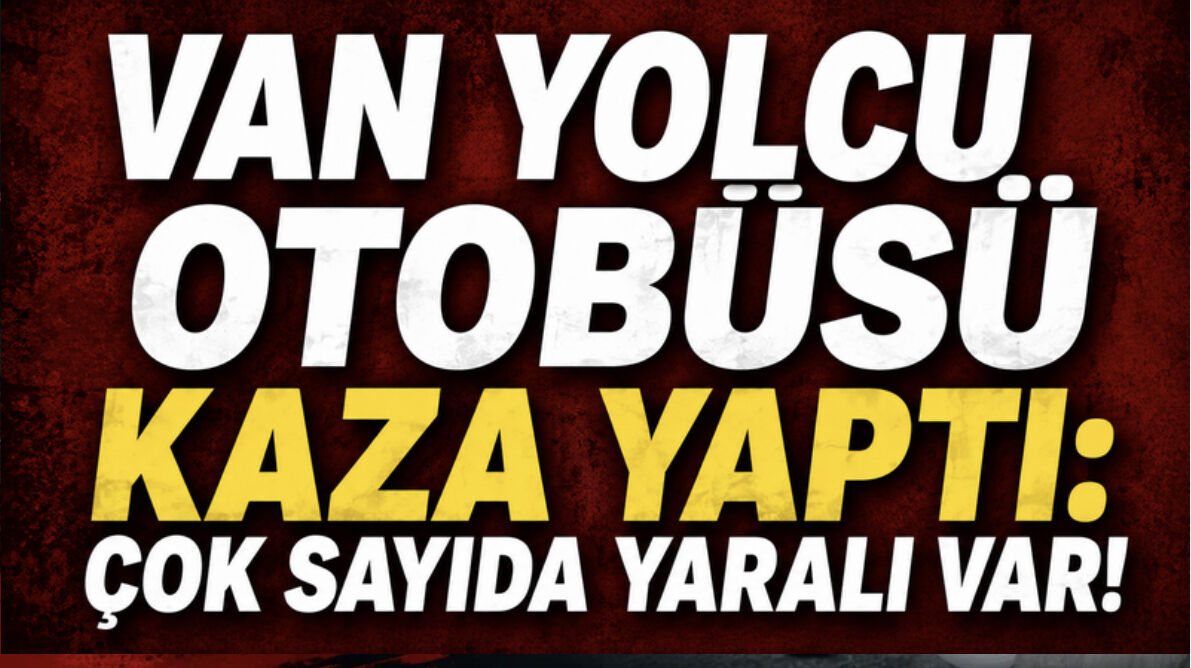 Van yolcu otobüsü Aksaray'da kaza yaptı: 19 yaralı!