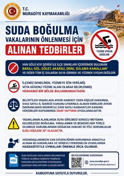 Muradiye Kaymakamlığı Vatandaşları Uyardı-1