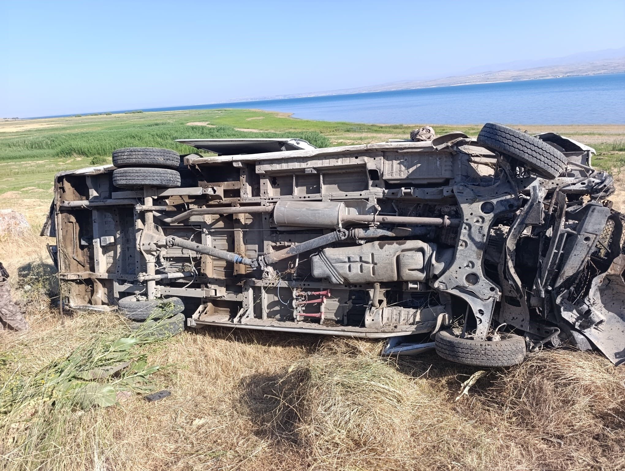 Van'da Trafik Kazası Yaralılar Var! (2)