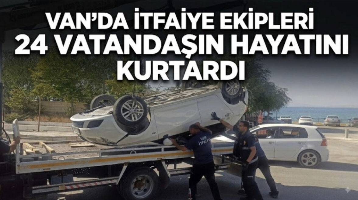 Van İtfaiyesi Temmuz Ayında 639 Olaya Müdahale Etti