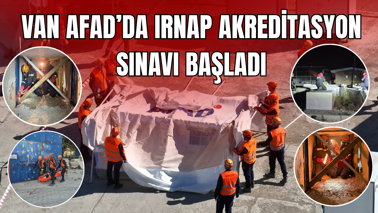 Van Afad’da Irnap Akreditasyon Sınavı Başladı