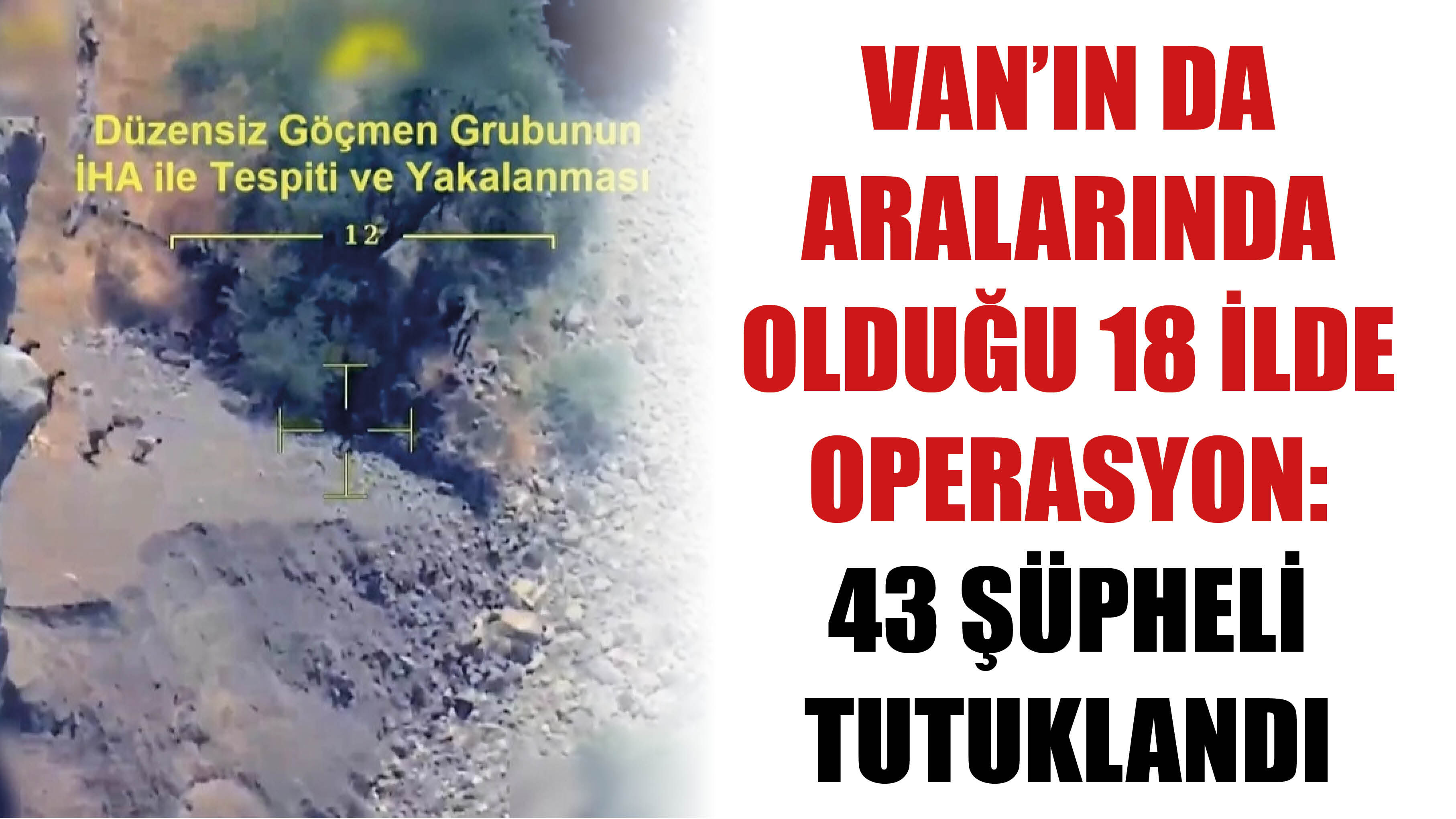 Van’ın Da Aralarında Olduğu 18 İlde Operasyon: 43 Şüpheli Tutuklandı