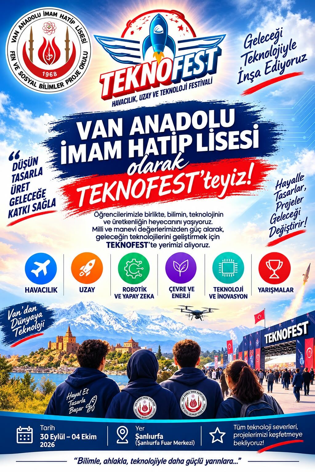 Van’dan Teknofest’e 100 Kişilik Çıkarma! Öğrenciler Teknoloji İçin Yola Çıktı-1