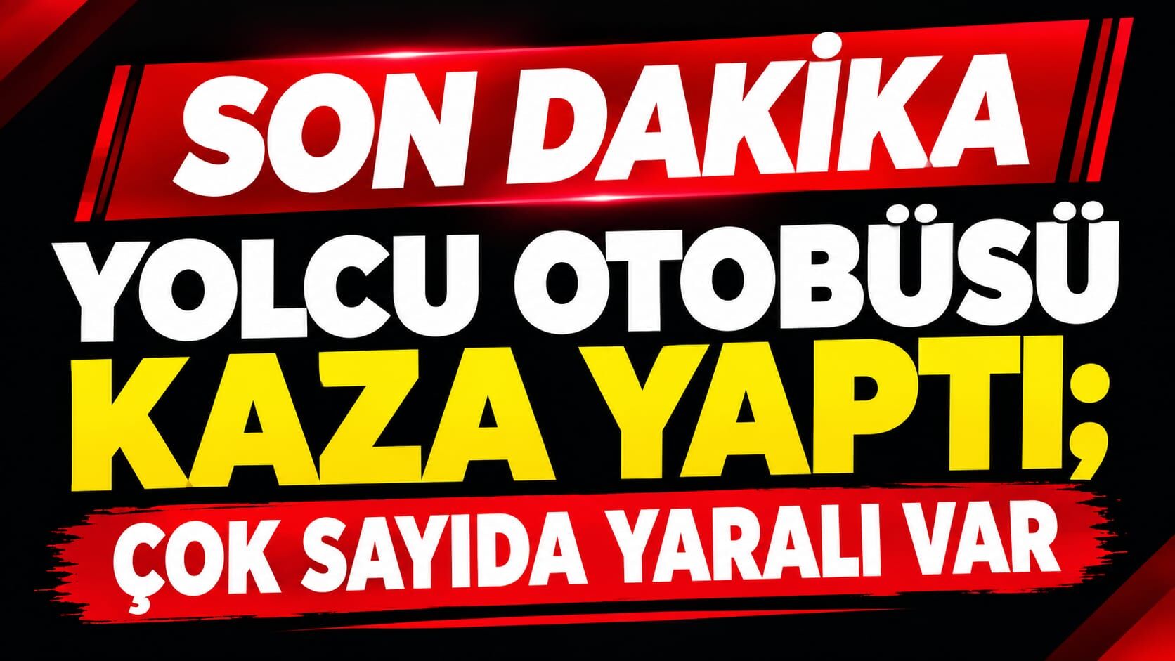 SON DAKİKA: Yolcu Otobüsünde Korkutan Kaza! Yaralılar Var!