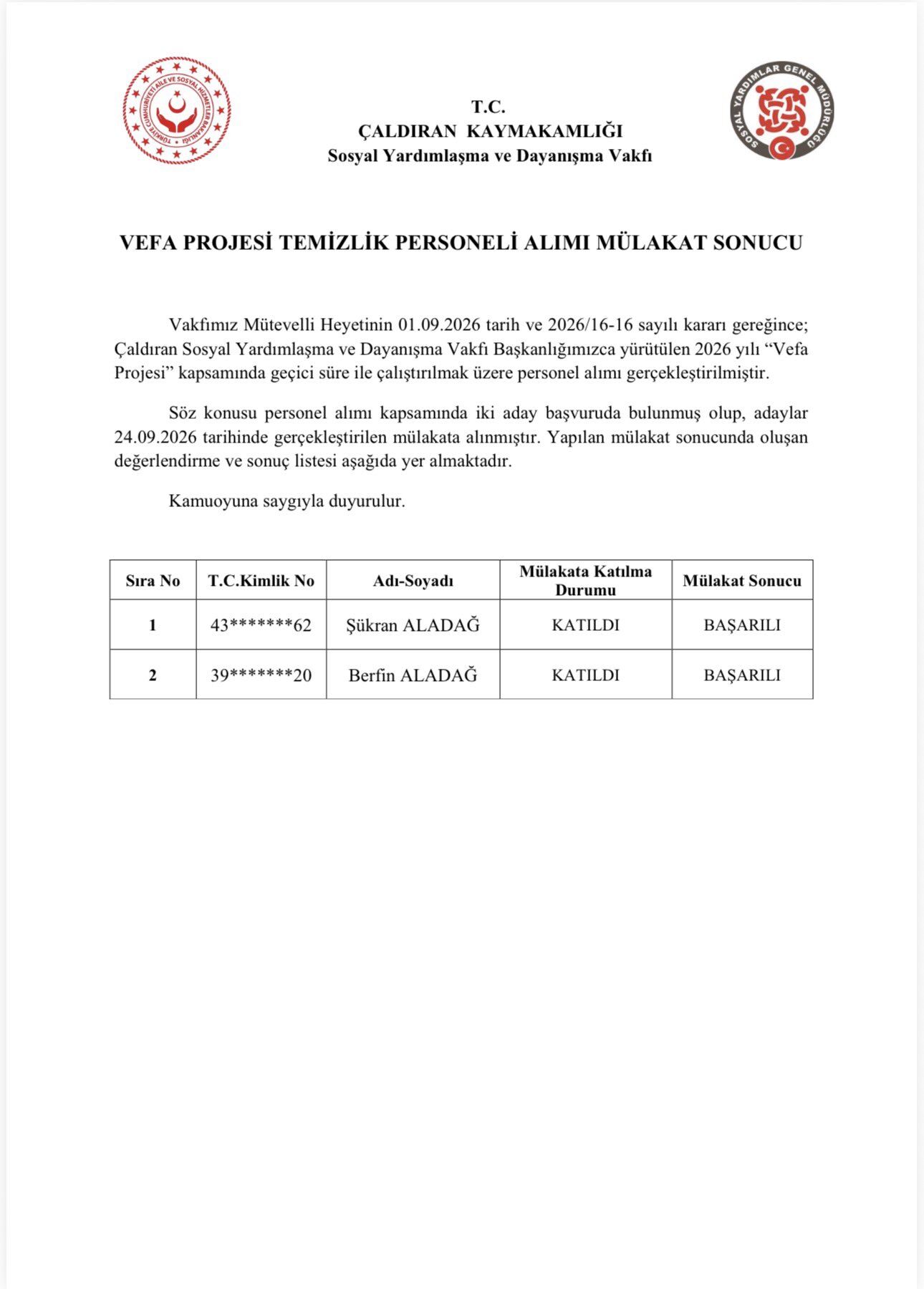 Çaldırani
