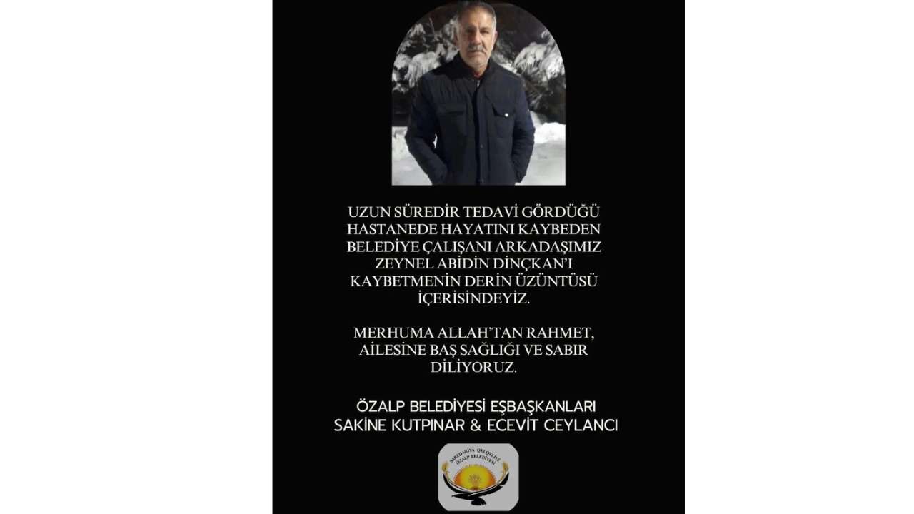 Van Özalp Belediye Çalışanı