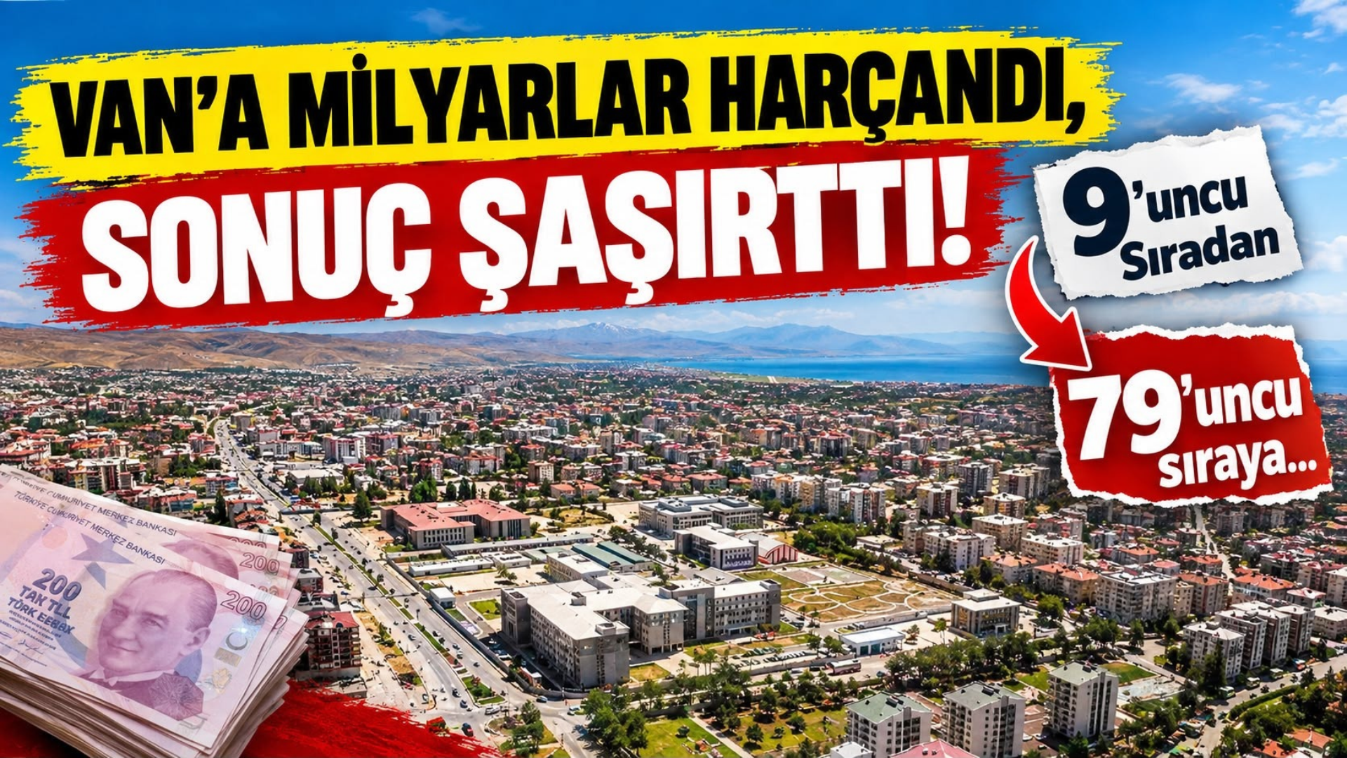 Van Kamu Yatırımlarında 9’uncu Sırada, Ekonomide 79’uncu!